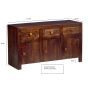 Karoo Dark Mango Large Sideboard