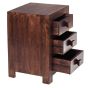 Karoo Dark Mango 3 Drawer Bedside