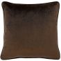 Velvet Piped Cushion Chocolate by Malini | Style Our Home