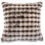 Soft Bubble Cushion Faux Rabbit Taupe by Malini | Style Our Home