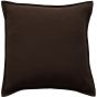 Poly Linen Mix With Flange Choc by Malini | Style Our Home