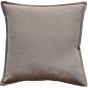 Poly Linen Mix With Flange Taupe by Malini | Style Our Home