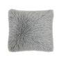Textured Faux Mongolian Cushion Grey by Malini | Style Our Home