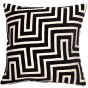 Maze Cut Velvet Pm Black by Malini | Style Our Home