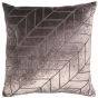 Cut Velvet Chevrons Truffle by Malini | Style Our Home