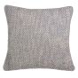 Herringbone Textured Cushion Silver by Malini | Style Our Home