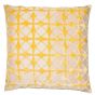Cut Velvet Spiral Mustard by Malini | Style Our Home