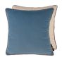 Dble Sided Velv Blue/Champ Taupe by Malini | Style Our Home