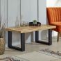 Wessex Solid Wood & Metal Coffee Table