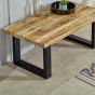 Wessex Solid Wood & Metal Coffee Table