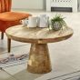 Wessex Solid Wood Coffee Table Mushroom Style
