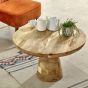 Wessex Solid Wood Coffee Table Mushroom Style