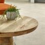 Wessex Solid Wood Coffee Table Mushroom Style