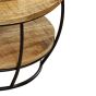 Wessex Solid Wood & Metal Coffee Table With Shelf