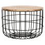 Wessex Solid Wood & Metal Wire Coffee Table by Karvello Designs | Style Our Home