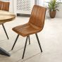 Wessex Solid Wood & Metal Oval Dining Table 6-8 Seater