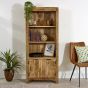 Wessex Solid Wood Bookcase With Doors