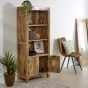 Wessex Solid Wood Bookcase With Doors