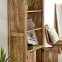 Wessex Solid Wood Bookcase With Doors