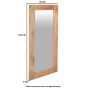 Wessex Solid Wood Frame Mirror Extra Long