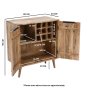 Wessex Solid Wood Drinks Cabinet / Sideboard