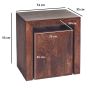 Karoo Dark Mango Cubed Nest Of 2 Tables