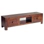 Karoo Dark Mango Plasma Media Unit by Karvello Designs | Style Our Home