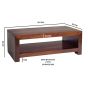 Karoo Dark Mango Large Coffee Table