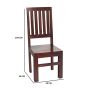 Karoo Dark Mango Slat Back Chair