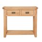 Montane Oak 2 Drawer Console Table by Jali Editions  | Style Our Home