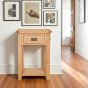 Montane Oak 1 Drawer Console Table