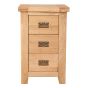 Montane Crest 3 Drawer Bedside Cabinet by Jali Editions  | Style Our Home