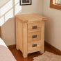 Montane Crest 3 Drawer Bedside Cabinet