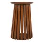 Oakhaven Slatted Mango Wood Side Table