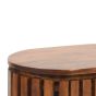Oakhaven Slatted Mango Wood Bedside Table