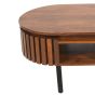 Oakhaven Slatted Mango Wood Rectangular Coffee Table