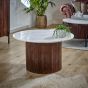 Marblestone Mango Wood Coffee Table With Marble Top