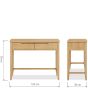 Velda Oak Dressing Table