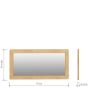 Velda Oak Dressing Mirror