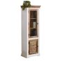 Timberlane Wood Bookcase/Display Cabinet - 3 Shelves & 1 Door by Karvello Designs | Style Our Home