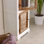 Timberlane Wood Bookcase/Display Cabinet - 3 Shelves & 1 Door