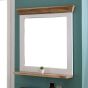 Timberlane Mirror Frame With Shelf Solid Mango Wood