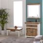 Timberlane Mirror Frame With Shelf Solid Mango Wood