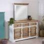 Timberlane Mirror Frame With Shelf Solid Mango Wood