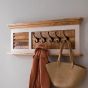 Timberlane Wood Shoe Rack & Hanger Wall Hook Set