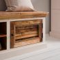 Timberlane Wood Shoe Rack & Hanger Wall Hook Set