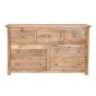 Oak Dominion Estate 7 Drawer Wide Chest by Jali Editions | Style Our Home