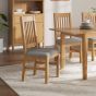Ekero Oak Dining Chair-Pair by Hertiance Furniture | Style Our Home