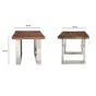 Railway Sleeper Lamp Table