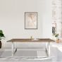 Railway Sleeper 220cm Dining Table by Indus Valley